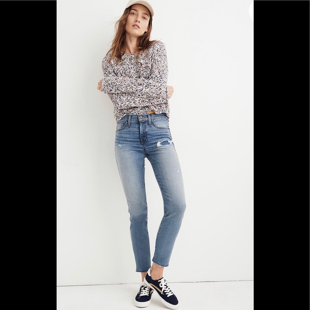 NWT Madewell Slim straight crop size 23 - Picture 1 of 6